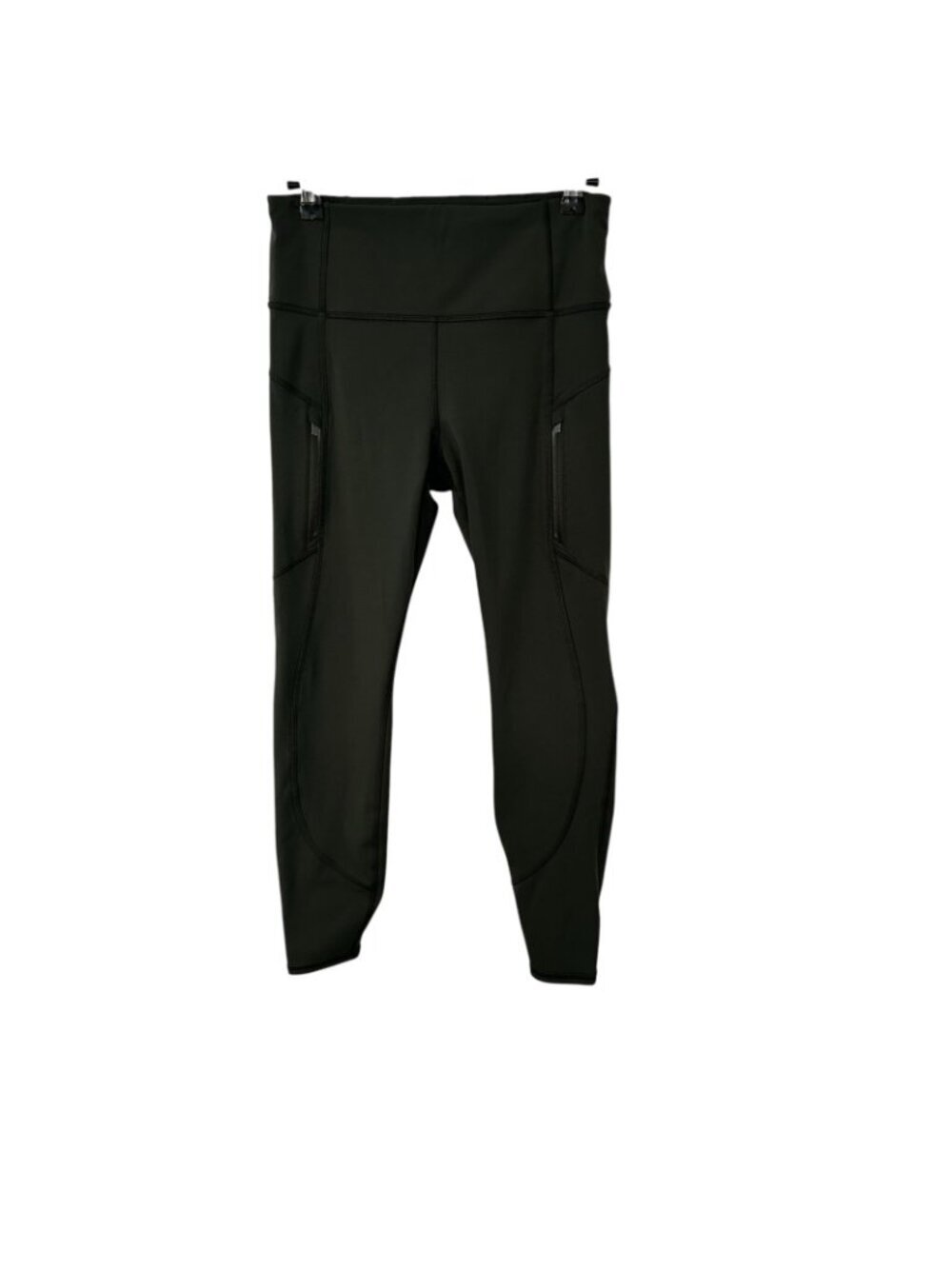 Athleta Rainier High Rise Legging High compression Brushed Interior Green Small - Picture 2 of 7